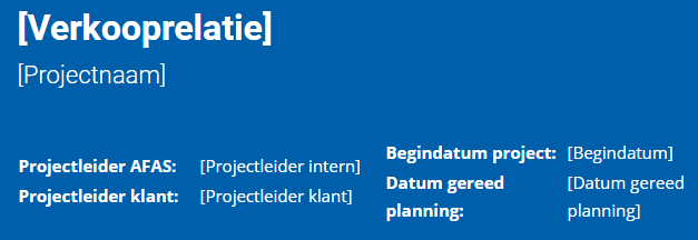 inrichting weergavesjabloon